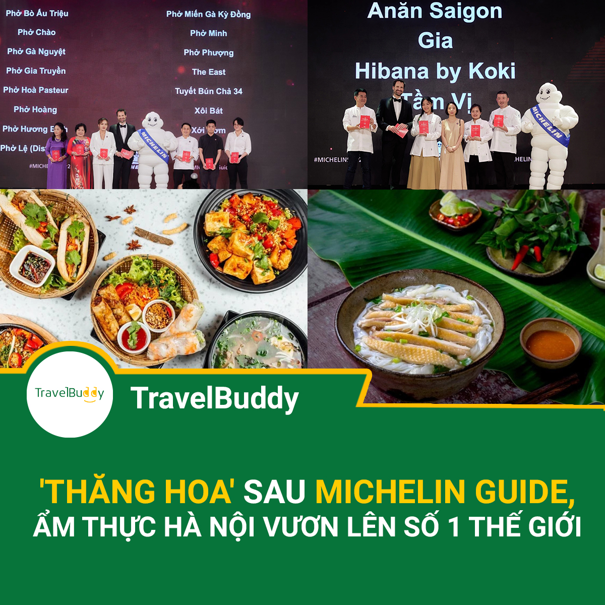 'Thăng hoa' sau Michelin Guide, ẩm thực Hà Nội vươn lên số 1 thế giới