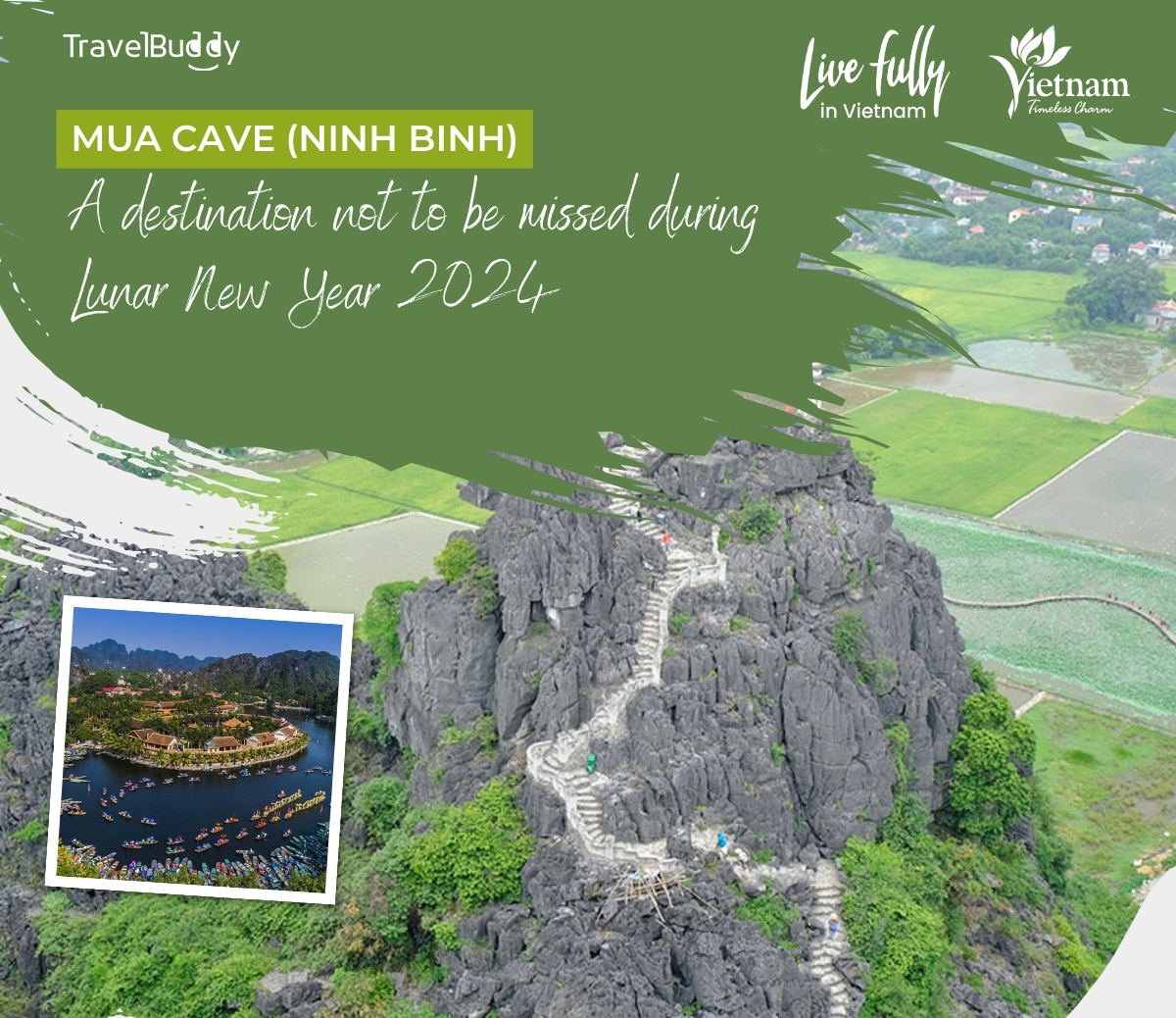 Mua Cave (Ninh Binh) - A destination not to be missed during Lunar New Year 2024